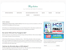 Tablet Screenshot of hcgdieteffect.com